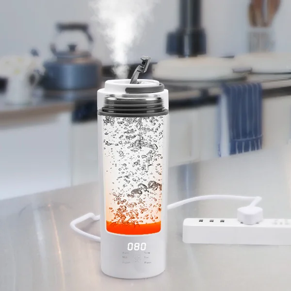 450ml Travel Electric Kettle Mini Thermos Fast Boil Teapot Heating Cup