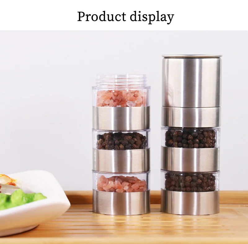 portable seasoning organizer bottle tableware set