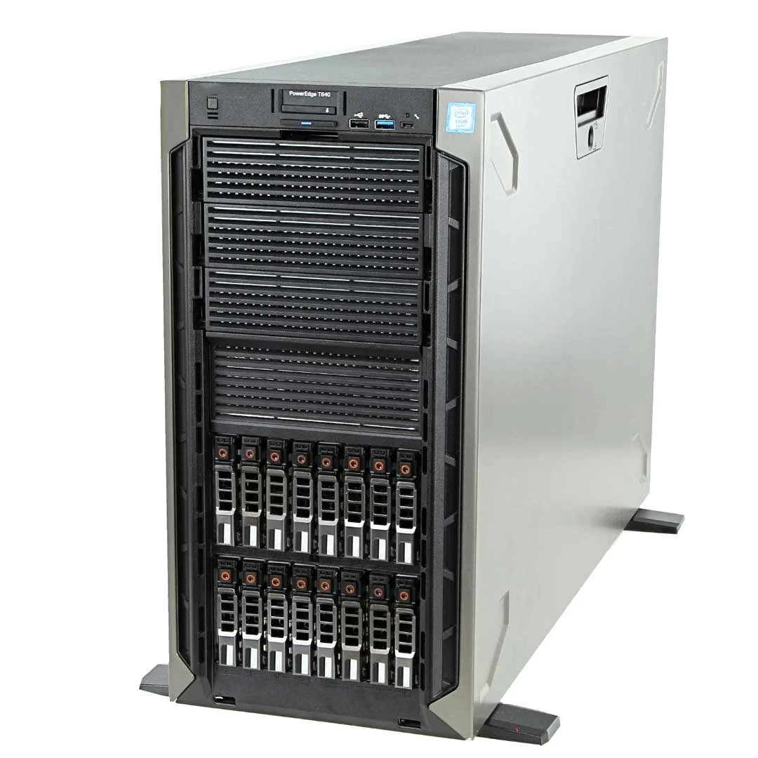 T640 Rack Mount Used PowerEdge T640 Tower Server 8LFF 2*Inter Gold 6222V H750 32GB ...