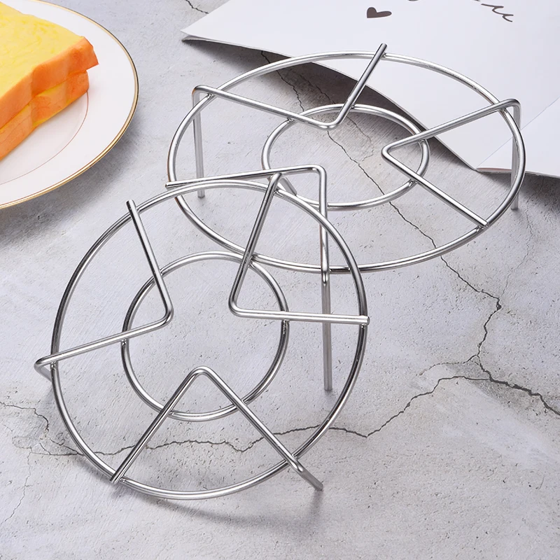 Heavy Duty Round Durable Multi-functional Eco-friendly Metal Steam Water Separation Cookware Rack 3