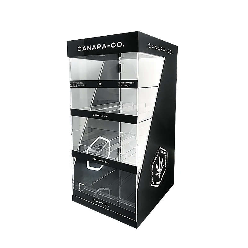 Samtao Custom Acrylic Display Stand LED Light Acrylic Display Stand  Smokeless Tobacco Shop Wholesale Cigarette Display Rack
