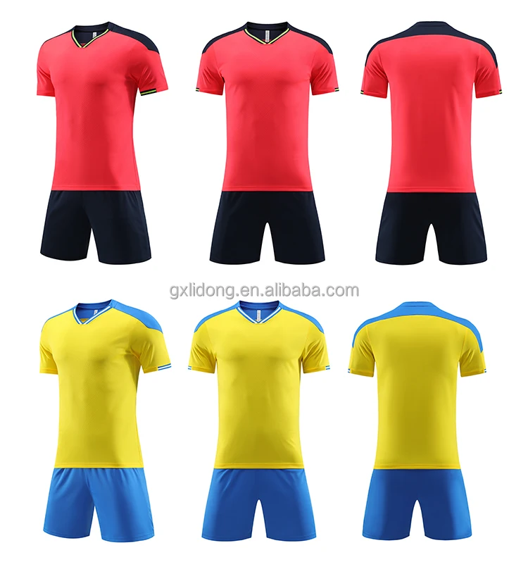 Lidong Custom Supplier Customized Youth Soccer Jerseys With Logo And