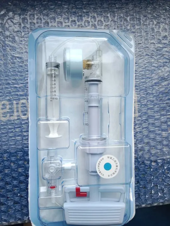 Geasure Bone Cement Orthopedic Hemostasis Valve Set Type Balloon Filling Inflation Equipment for Vertebral Body Forming