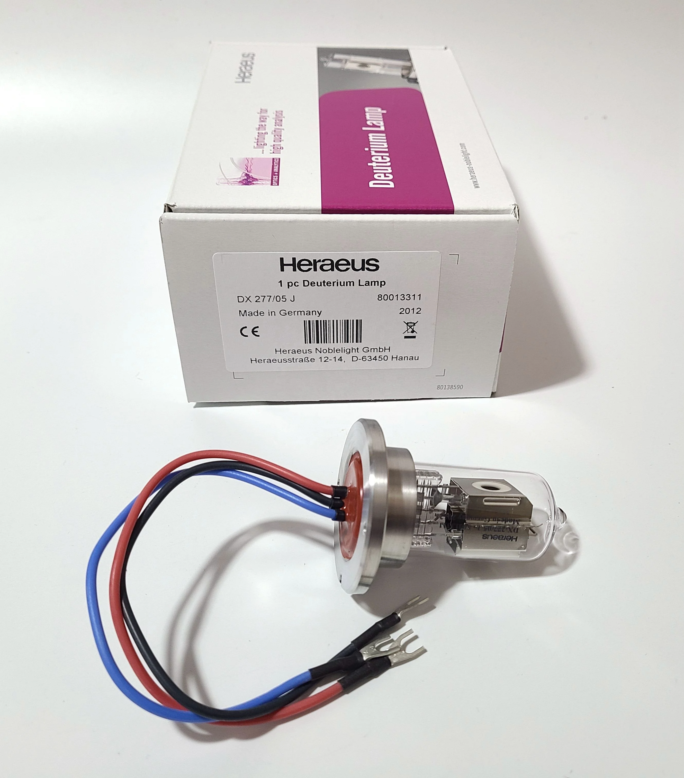 heraeus lamp dx 277/05 j-80013311