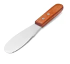 New Design Tableware Stainless Steel Butter Knife With Wooden handle