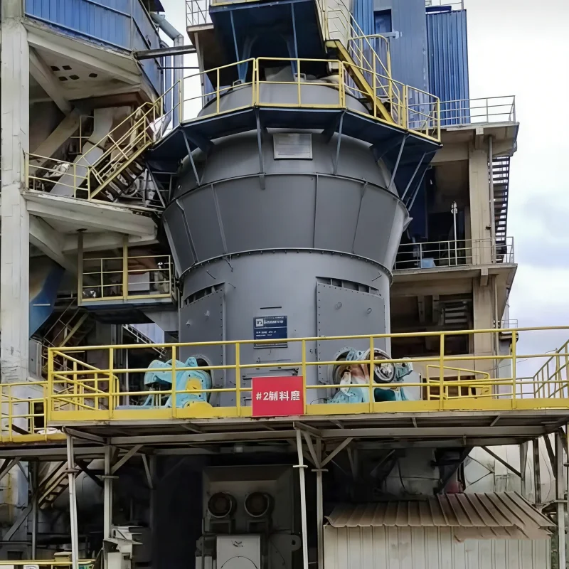 Used Cement Production Line with for OK48-4 Vertical Roller Mill 250t/h Capacity AC Motor Other Equipment in Good Condition