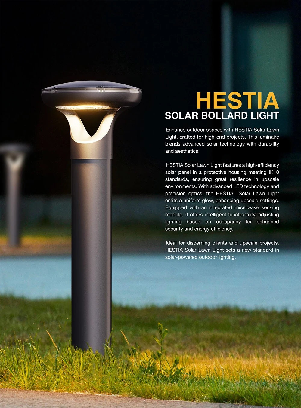 Direction Panel Light IK10 Rated Dual Direction LED Solar Bollard Light with DC 6V IP66 ...