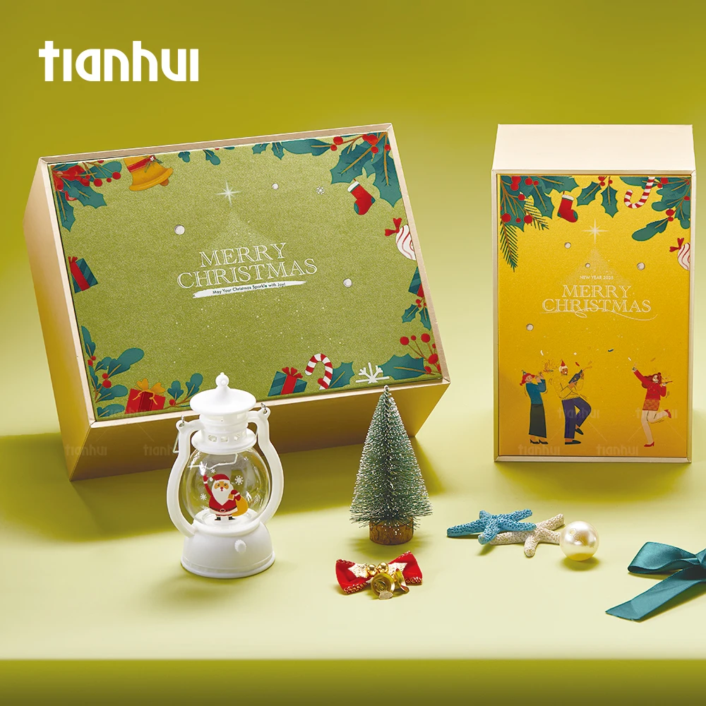 Kotak Hadiah Kosong Tianhui Luxury Premium - Ideal untuk Kemasan Hadiah Natal