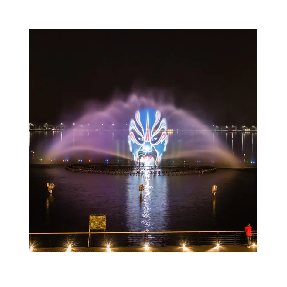 Cascade Nozzles for Water Projection Screen Outdoor Large Size Water Screen Movie Show Fountains Project