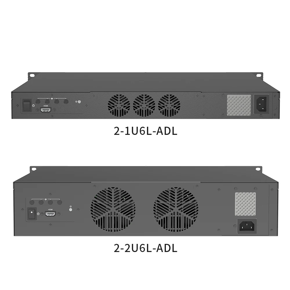 Apparato Di Sicurezza Di Rete 1U Rackmount - PC Router Con CPU J4125, 8GB RAM, 512GB SSD, 6 Porte Gigabit