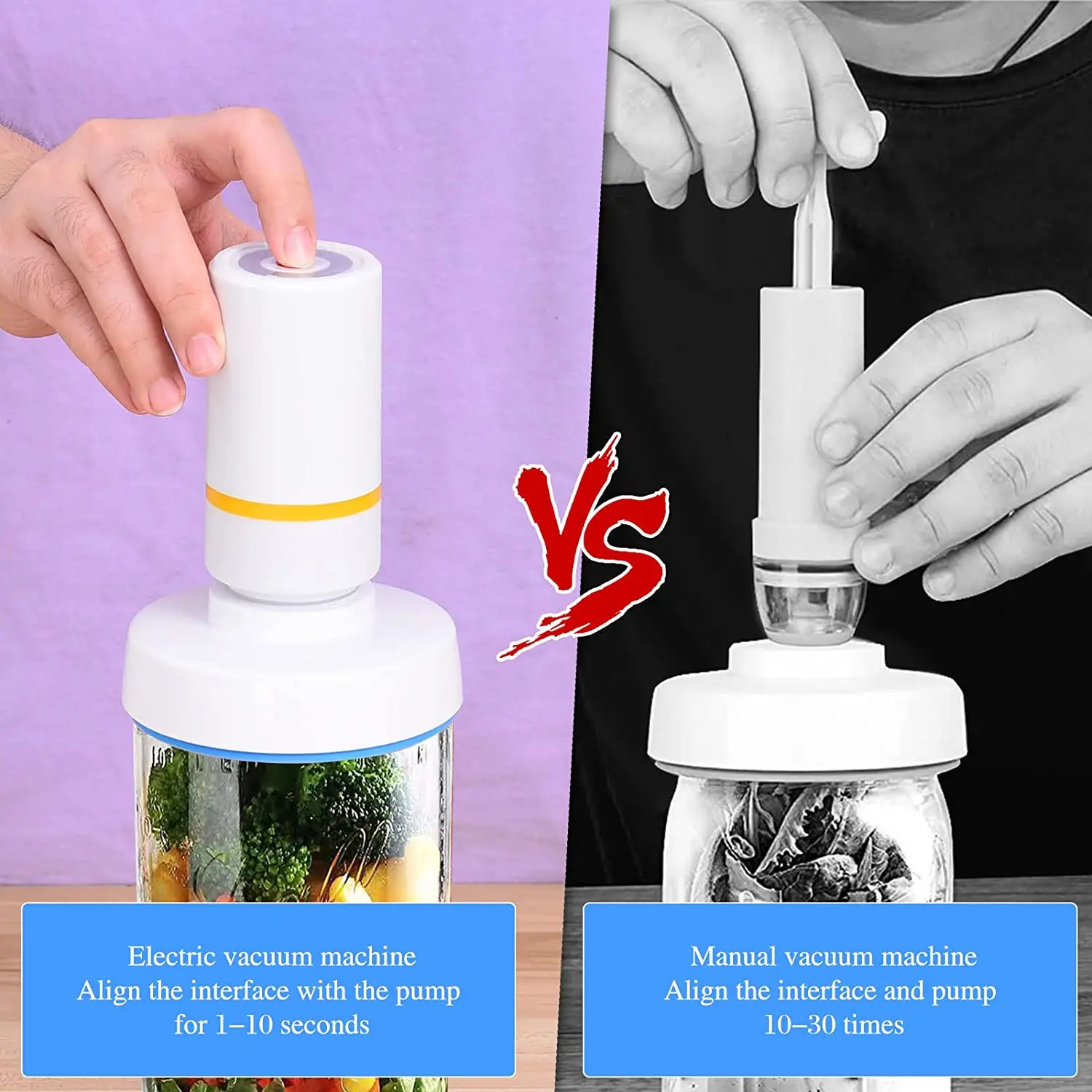 Universal Handheld Electric Vacuum Pump Mason Jar Sealer Mason Jar