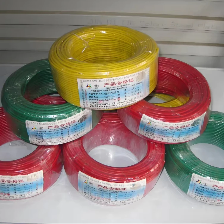 Nhà Máy bán hàng trực tiếp linh hoạt Cáp H07V-K/H07V-U/BV/BVR nhà hệ thống dây điện lõi đơn đồng PVC cách nhiệt