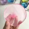 ลูกบอลสีชมพูใสพิเศษ ขนาด 6 ซม. จำนวน 12 ลูก