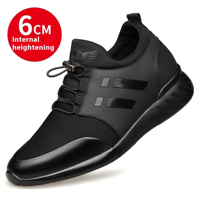 Cross-Border Men's Sports Casual Shoes for Foreign Trade Plus Size Height Increase New Walking Style