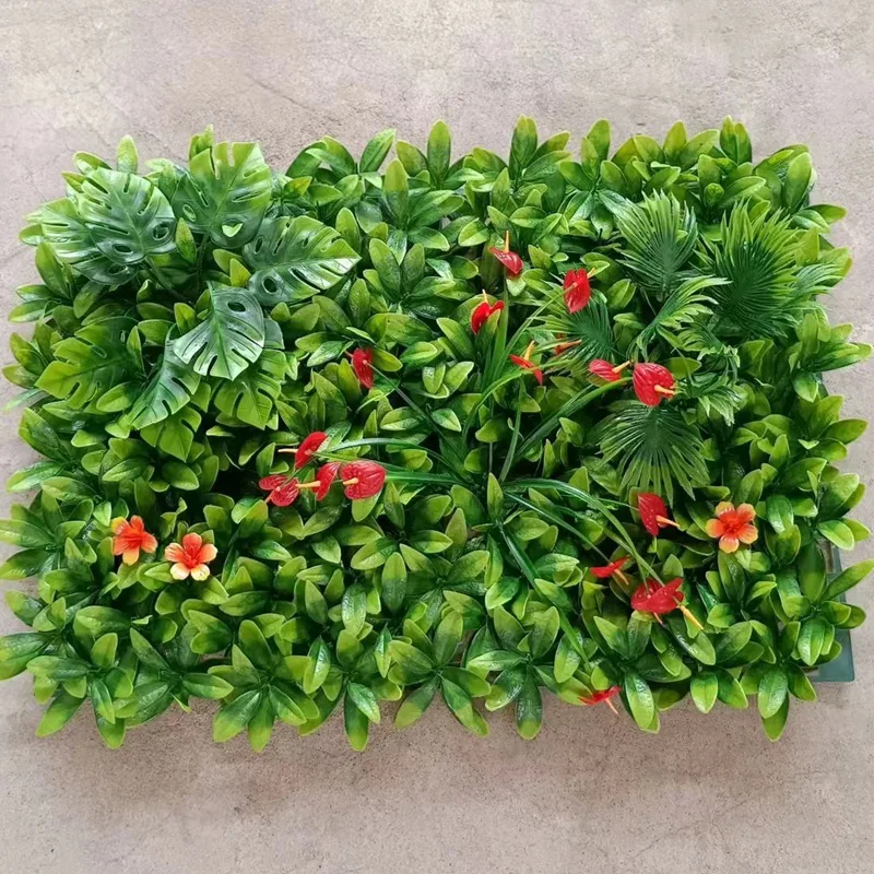 New Design Customized Jungle Style Vertical Plants Wall Artificial Wall