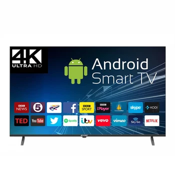 65インチスマートテレビ 4K UHD LED Android TV - ブラック cabinetry