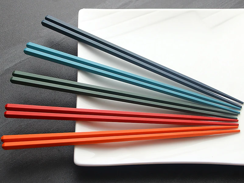 Custom Pet Fiberglass Alloy Chopsticks Reusable Japanese Sushi Chop