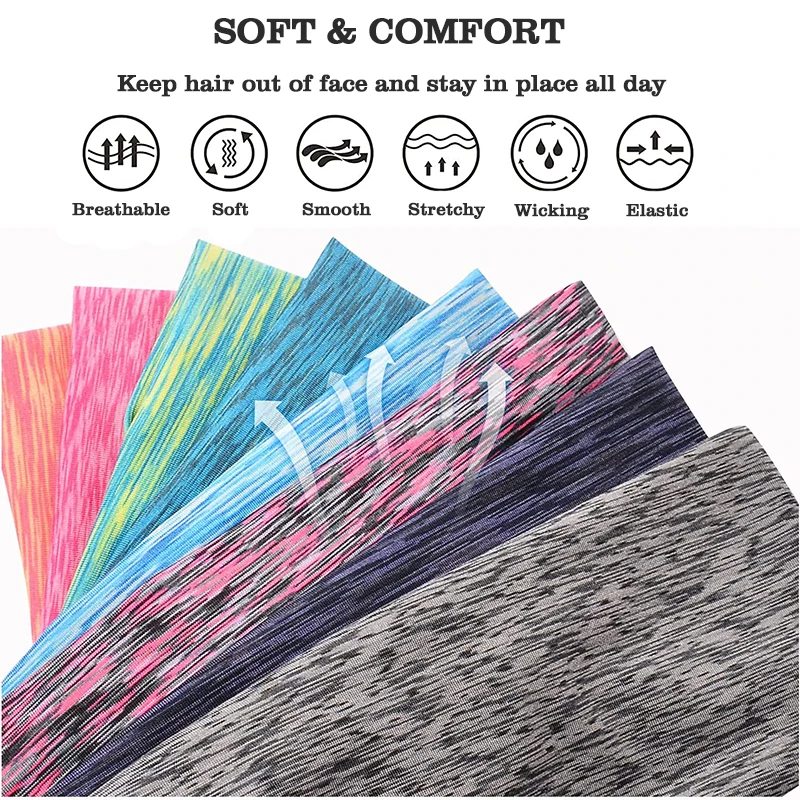 Workout Headbands Non Slip Headband Sport Headbands UK | Ubuy - Foto 2