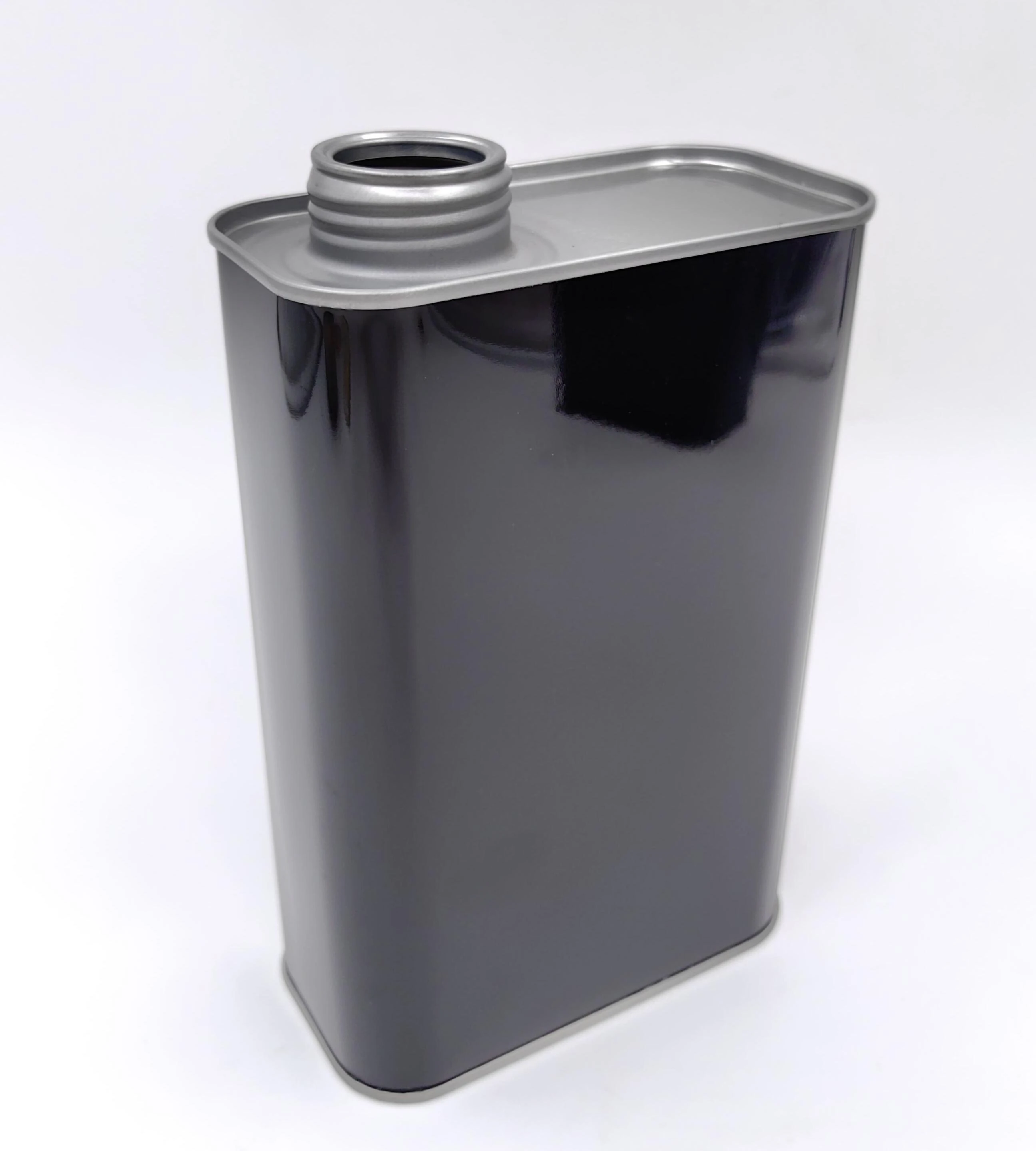 32oz F Style Tin Can with Screw Top 1L Vintage Rectangular Motor Oil Metal Can