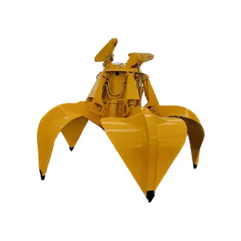 Hydraulic multi disc grab bucket for 1 cubic meter crane accessories
