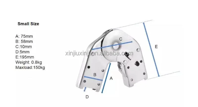 Multi Purpose Ladder Folding Metal Lock Hinge Ladder Joint Folding Ladder