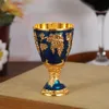 Grape cup gold blue