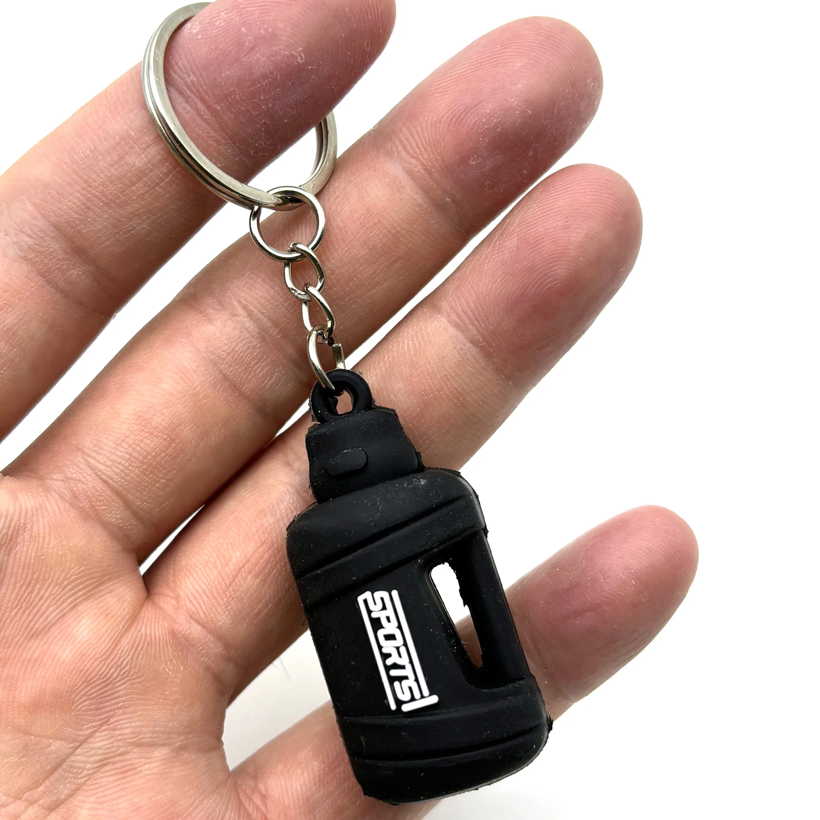 3d Mini Fitness Key Chain Customized Logo Gym Workout Keychains 3d