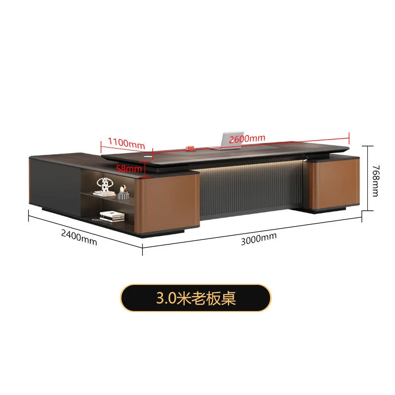 High-end Modern Office Furniture Desk L Shape Director Manger Ceo Boss ...