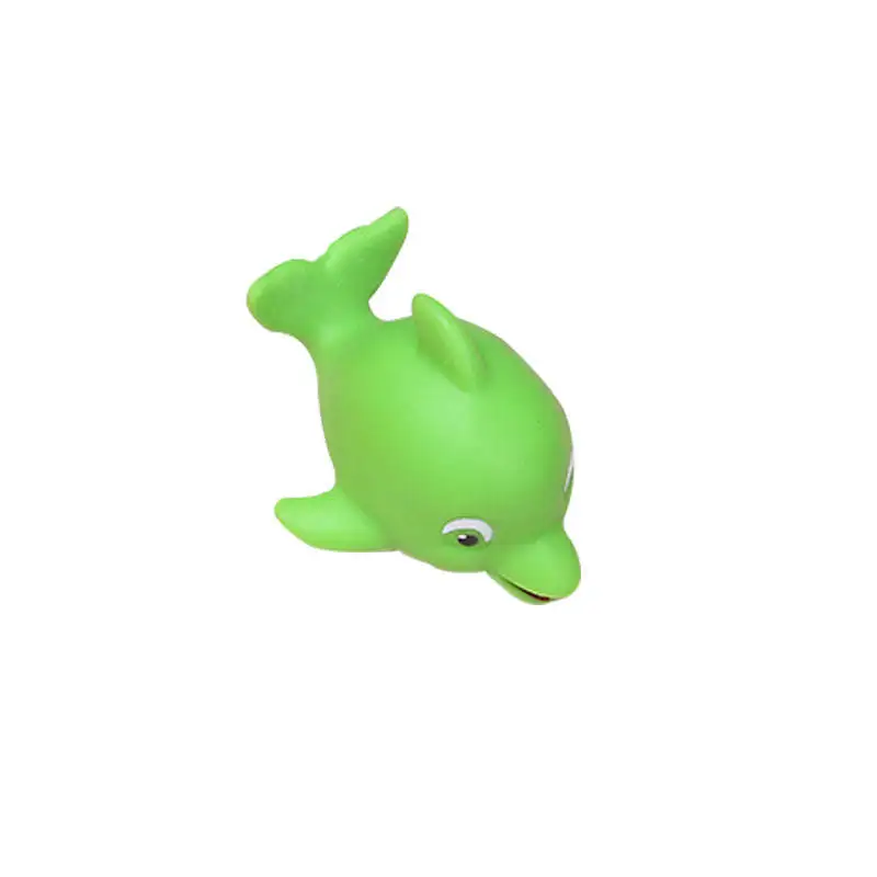 Chinese Factory Custom Waterproof Water Squirting Dolphins Shower Cute Floating Funny Animal Baby Bath Squirt Dolphin Toy