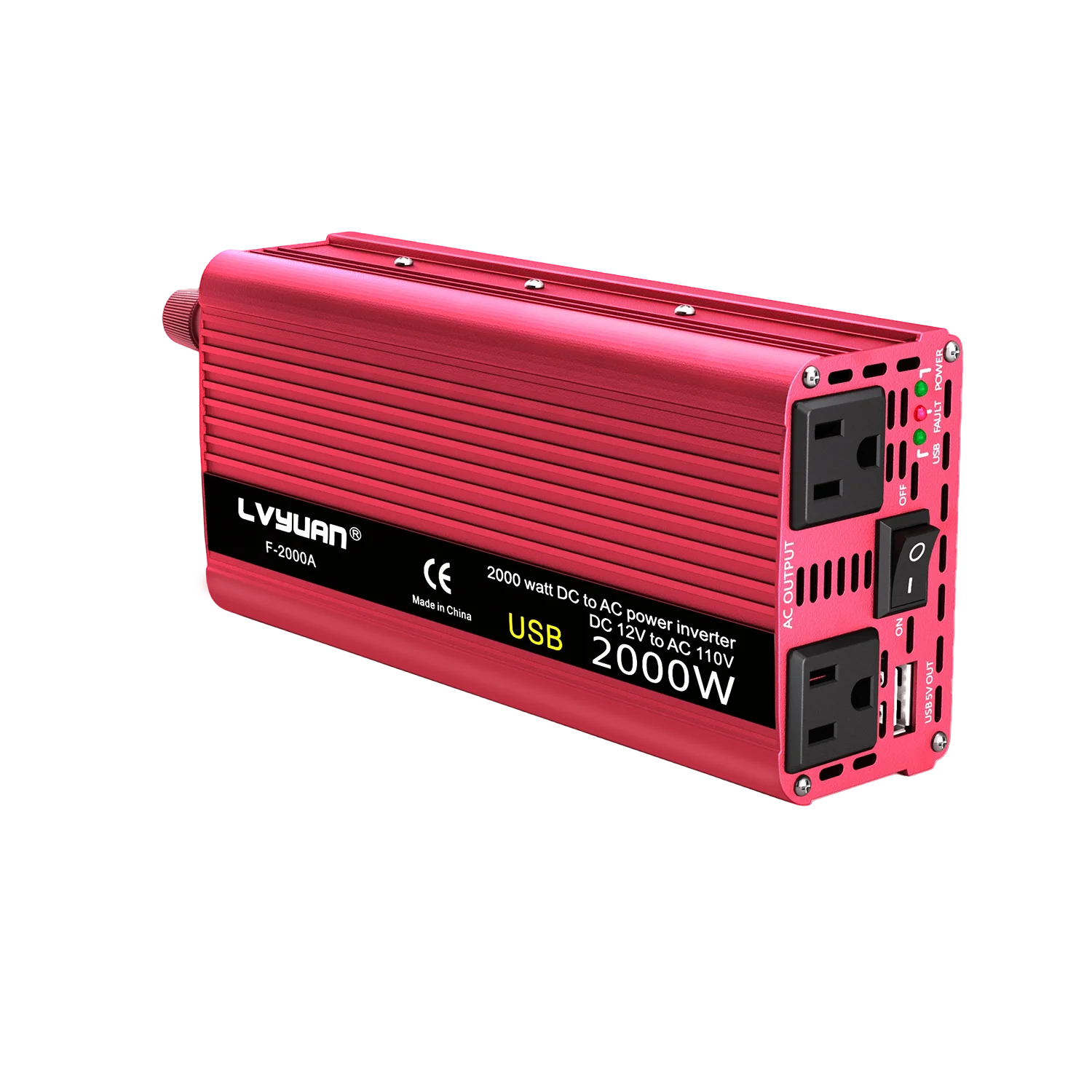 Lvyuan 2000W Solar Inverter - Reliable Power for Emergencies