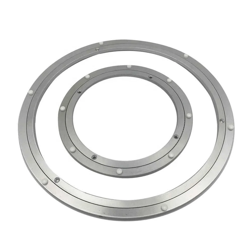 Стол вращающийся практичный уменьшающий шум подшипник прочный Гладкий Круглый алюминиевый сплав домашние поворотные пластины вращающаяся фурнитура