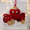 Voiture citrouille rouge