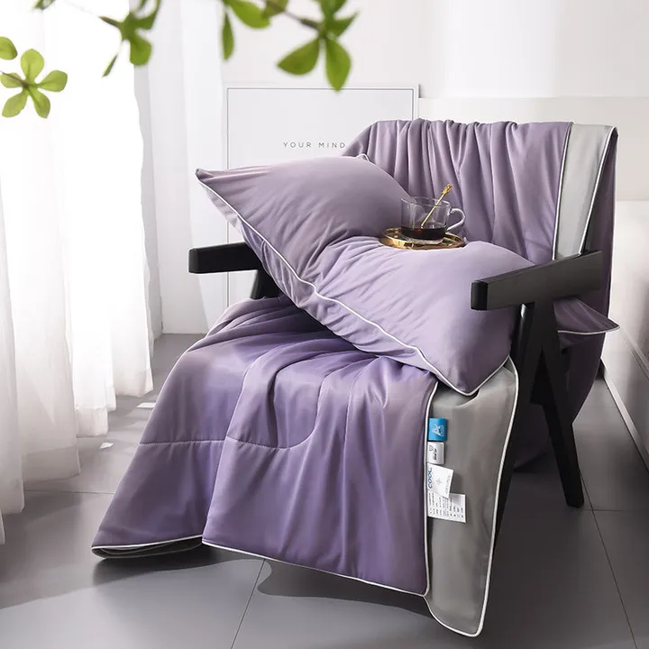 Luxurious Lightweight Summer Comforter Queen Size,Super Soft Cool