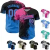 Pink and Black and Power Blue