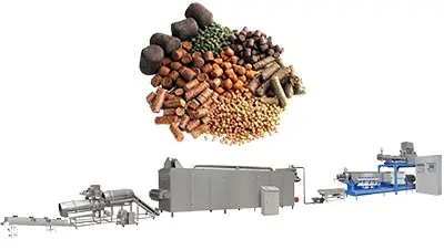 Poultry Feed Pellet Making Machine Floating Fish Feed Production Line