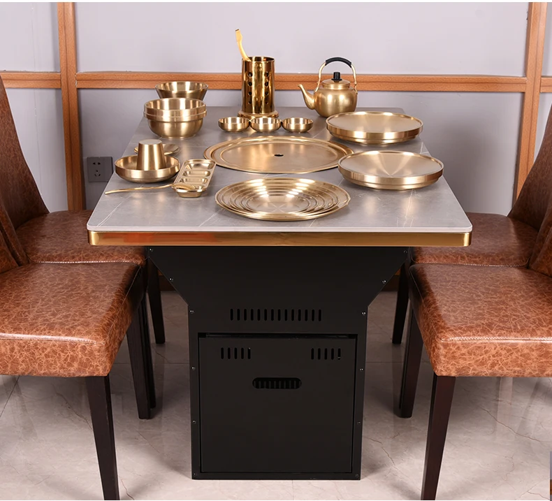 Commercial Smokeless Bbq Table Korean Bbq Table Restaurant Bbq Hot Pot