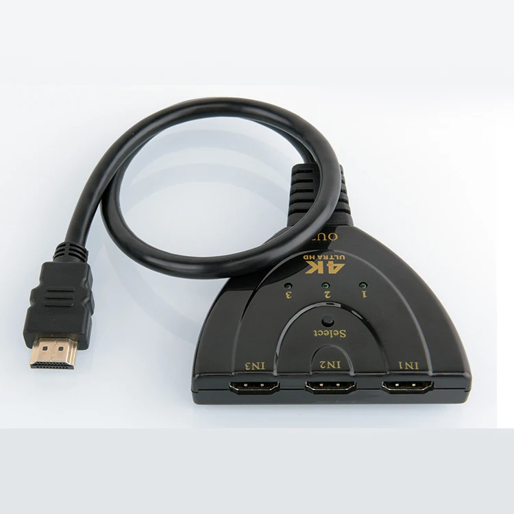Conmutador HDMI 5 puertos HDMI comp. 4K / 2K / 3D / Full HD 1080