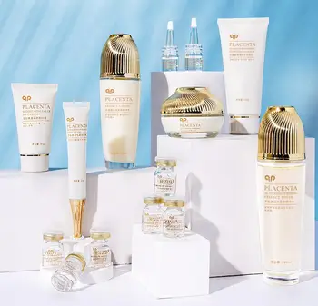 Wholesale Sheep Placenta Facial Whitening Anti-Aging Skin Care Set