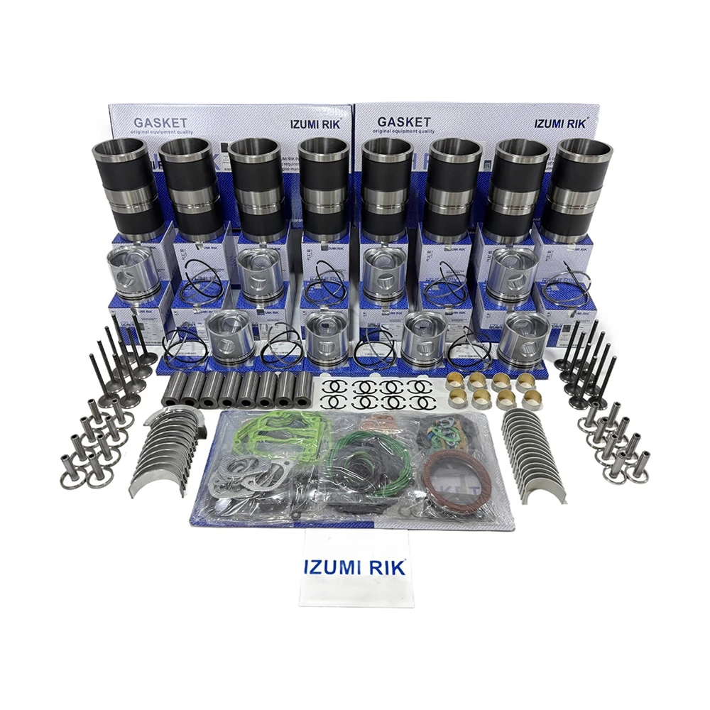 Overhaul Rebuild Kit with With Gasket Bearing Valves for Toyota 1VD High Quality Engine Parts