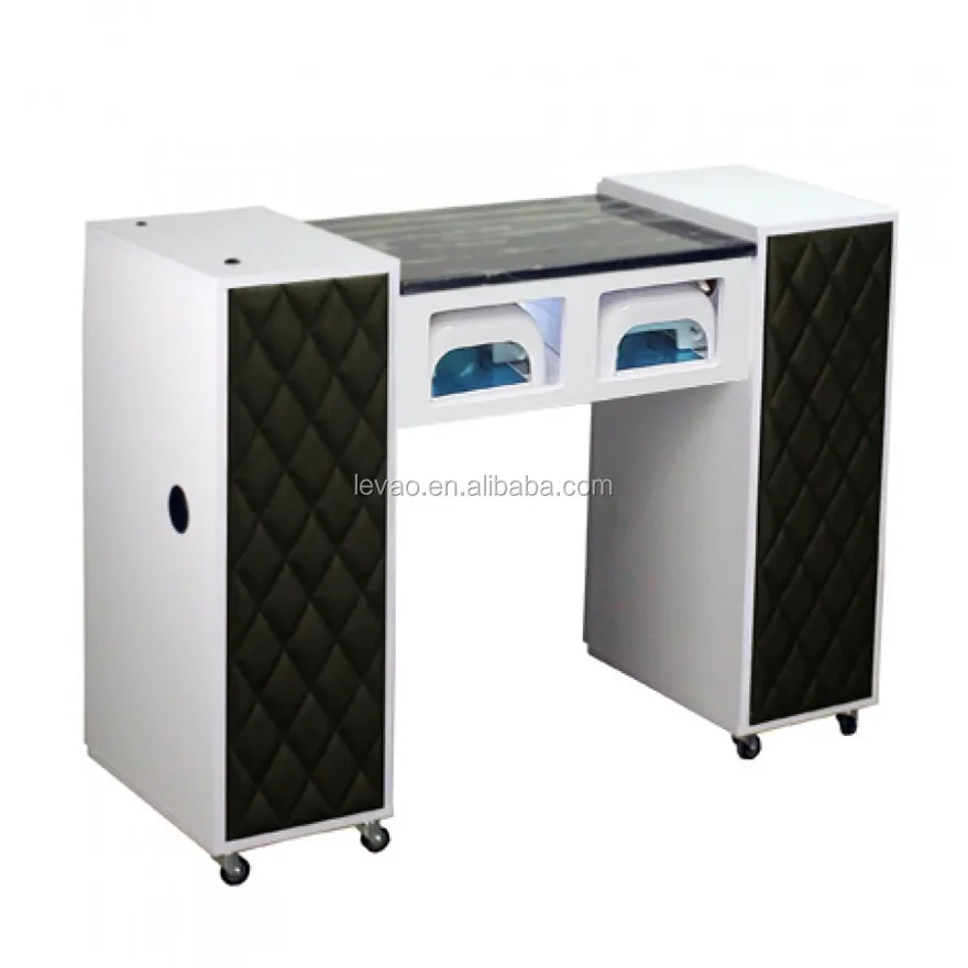 New Manicure Table Stainless Steel Frame Manicure Nail Tables With