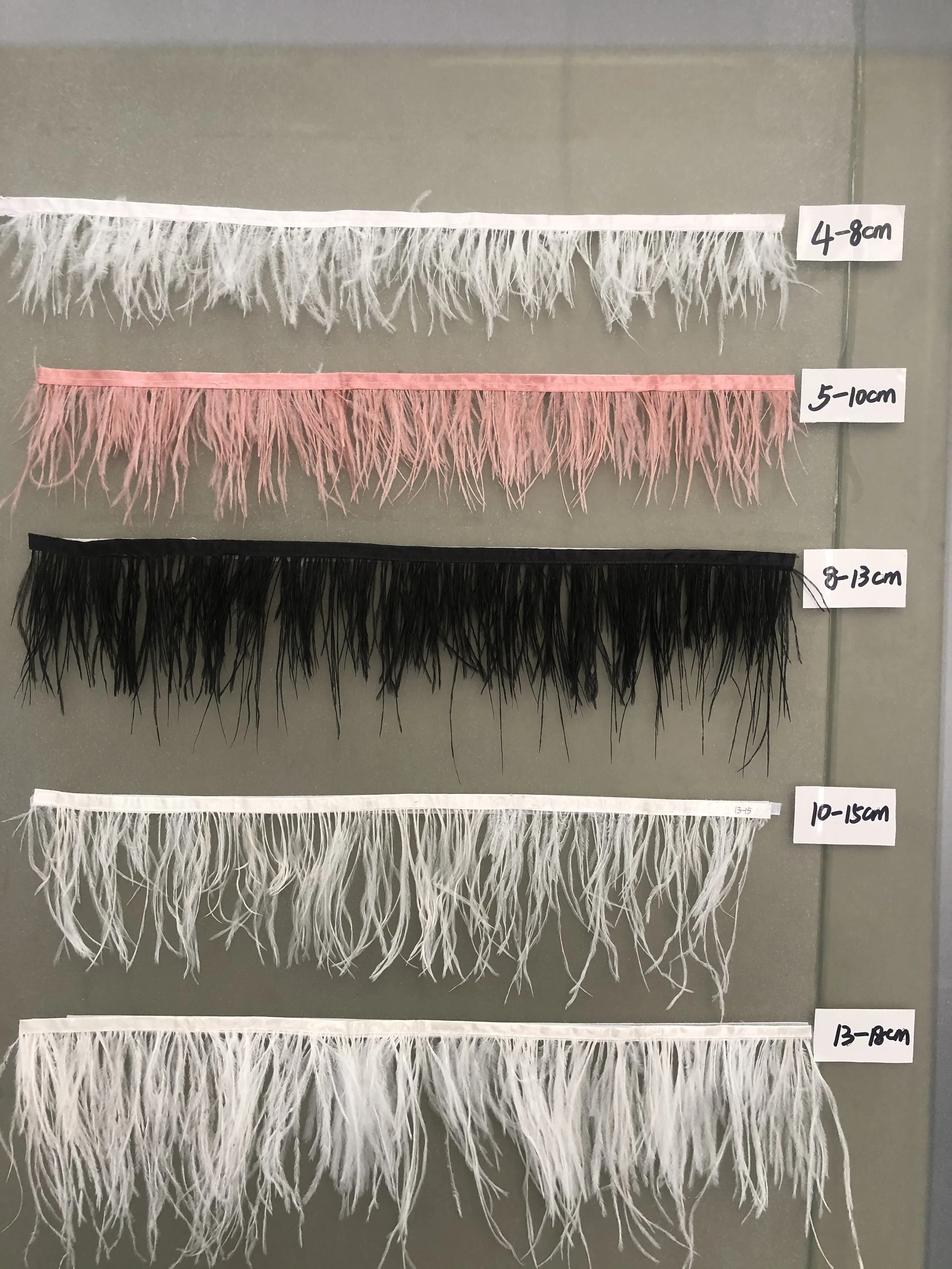 YYCRAFT Natürliche Straußenfeder-Bordüre, 2 Meter, Gelb – Perfekt Für DIY, Kostüme & Deko