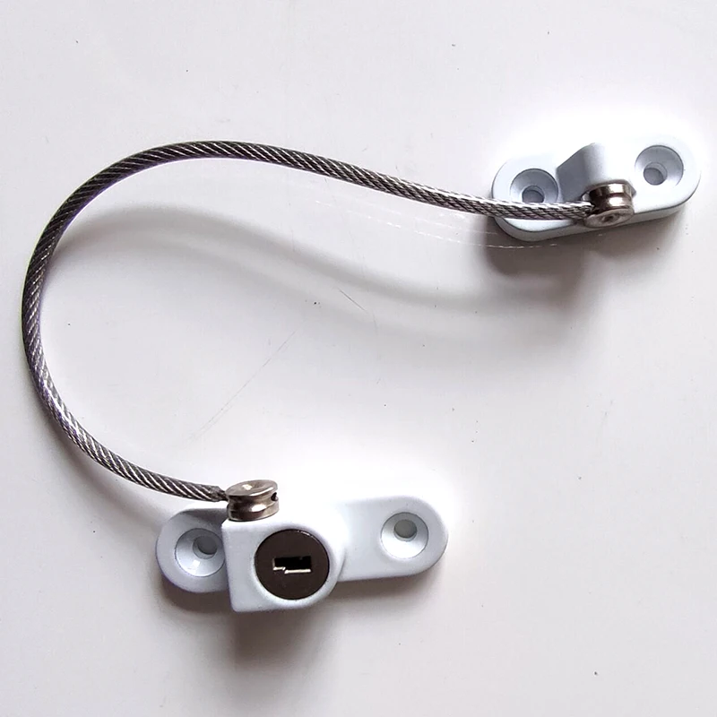 Sureguard Window Cable Child Security PVC Cable Window & Sliding Door Locks Commercial ...