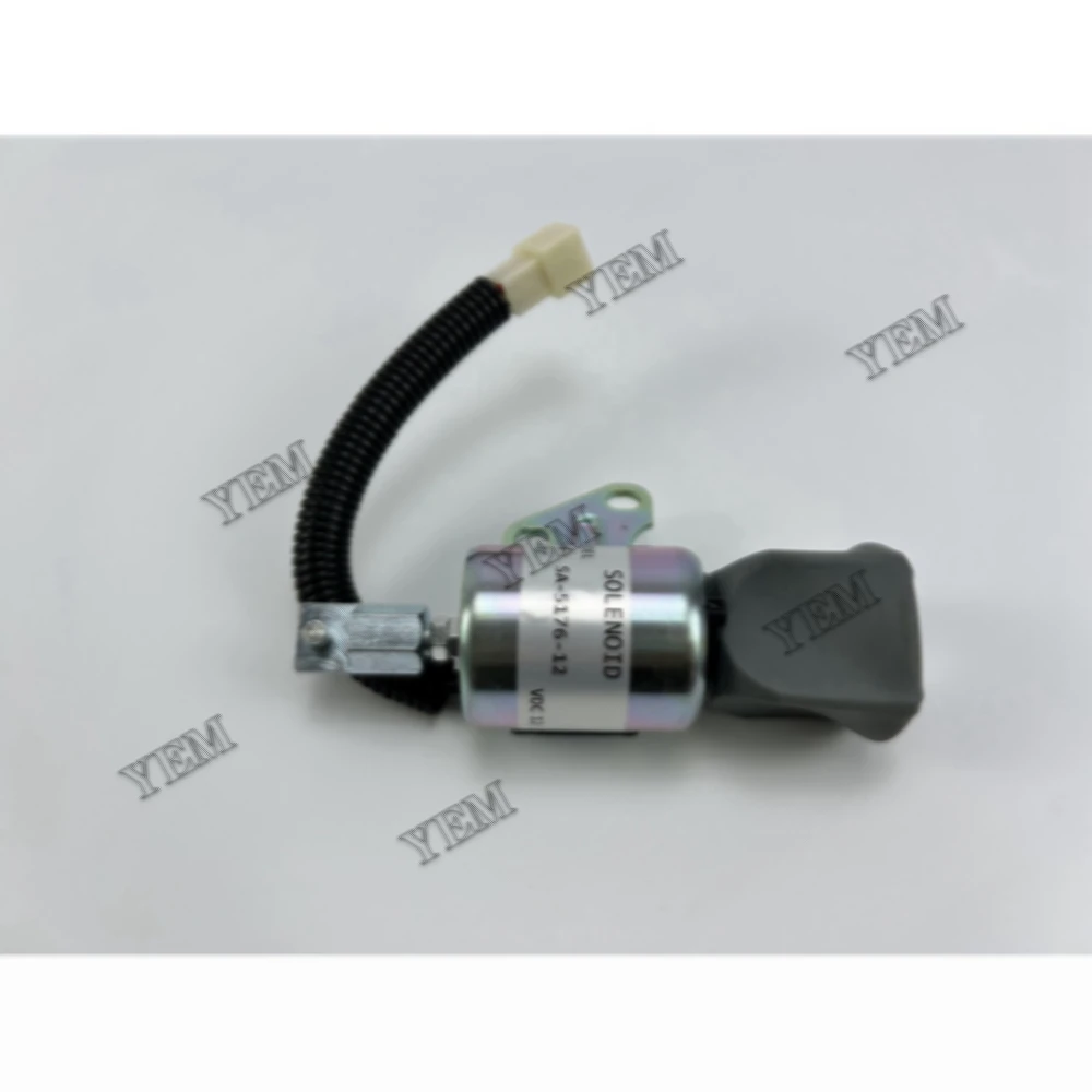 For Kubota Engine D902 Solenoid Valve SA-5176-12 12V Spare Part China Engine Parts Supplier