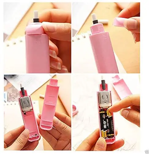 Battery Operated Eraser Sketching  Automatic Rotation Electric Eraser for Kids Students Teachers