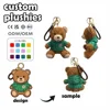 Portachiavi in peluche personalizzato