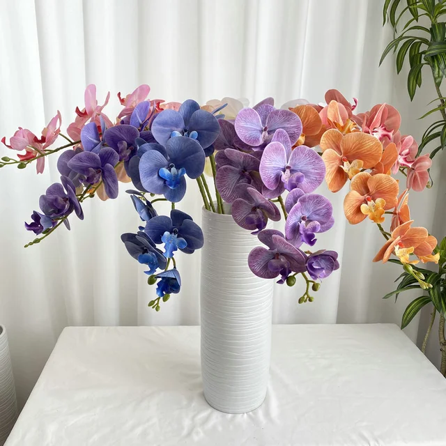High Quality wholesale  artificial butterfly orchid Artificial flowers   for wedding decoration  holiday home decoration