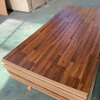 3mm 6mm 9mm 12mm 18mm Thickness Laminated Mdf hdf fiberboard Melamine Board for cabinet furniture