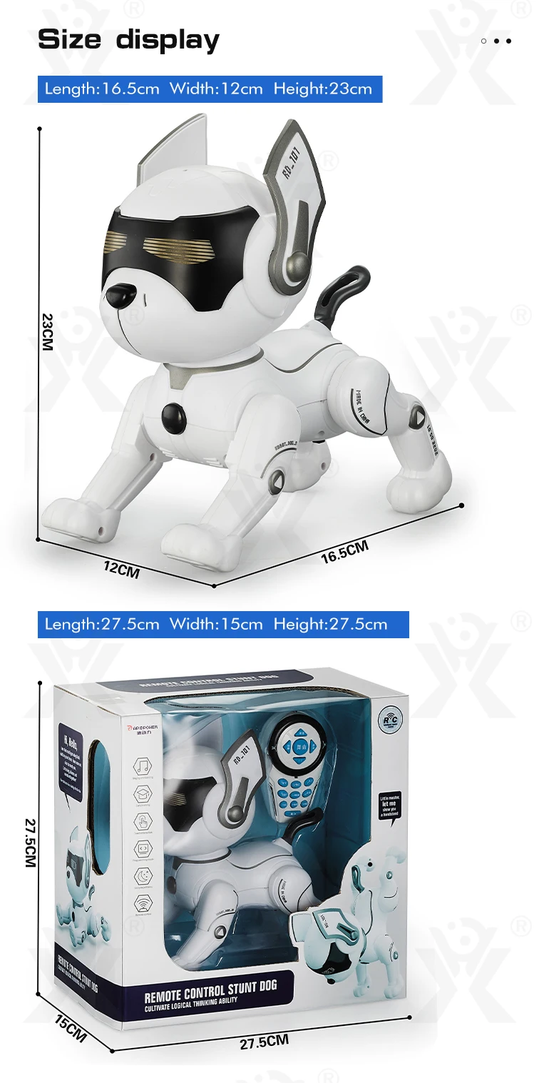 Chengji shantou chenghai interactive programmable smart rc robot dog toy educational remote control dog robot