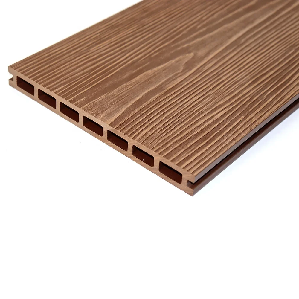 Wide Plank Composite Wood Plastic Balcony Flooring Deck Wpc Composite ...