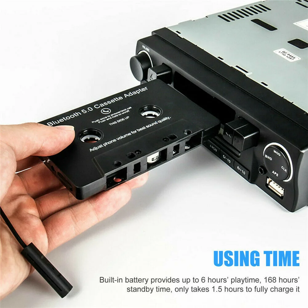 Adattatore Per Cassetta Auto Bluetooth – Lettore Nastro Con Cavo AUX 3.5mm, Per Auto D'epoca E Vecchi Autoradio